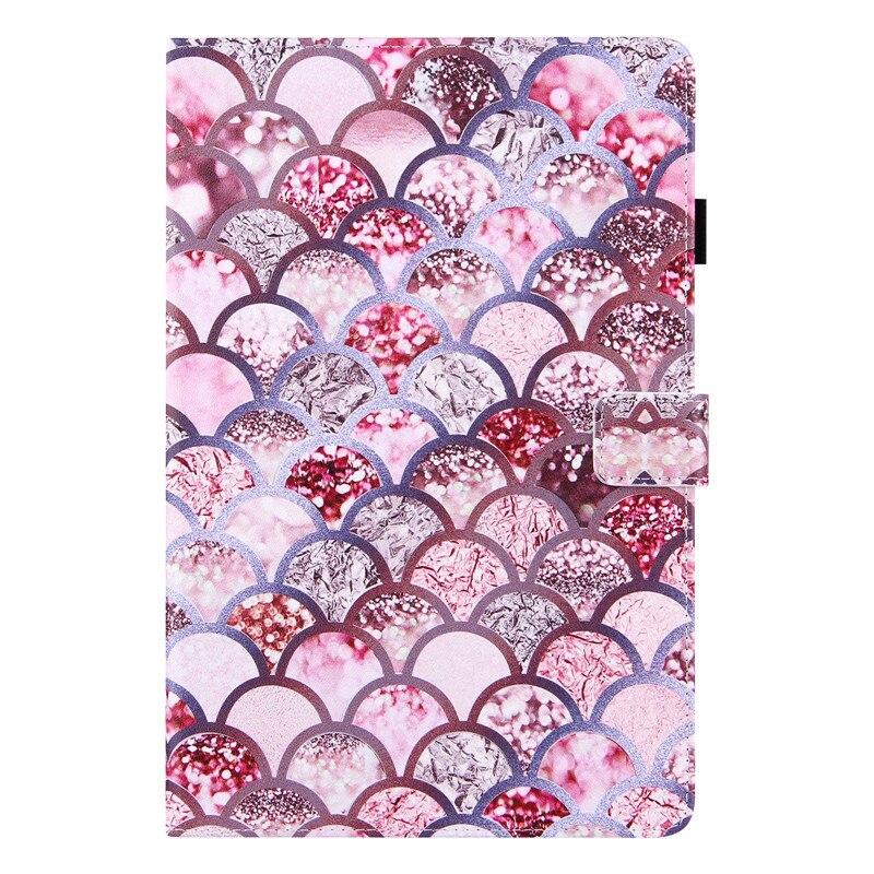 Tablet marmor cover til samsung galaxy tab  s6 lite 10.4 etui sm -p610 sm-p615 malet caqa læder pu coque flip stand shell: Flp