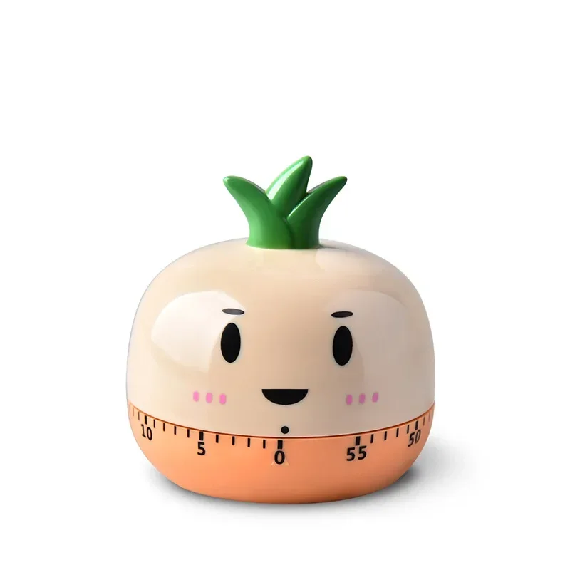 Temporizador de animales Reloj de cuenta regresiva de cocina digital Lindo reloj despertador de frutas de animales Herramienta de gestión del tiempo para niños y adultos: Gris