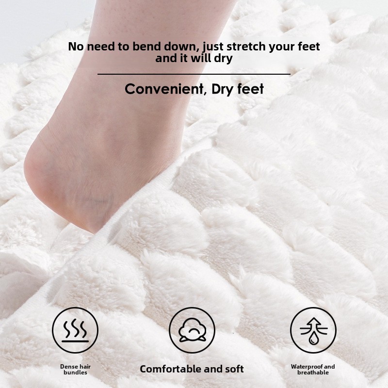Badezimmer-Fußmatten, schnell absorbierend, schnell trocknend, rutschfeste Teppiche, Eingangsteppiche müssen nicht über sterben Füße schnell trocknen