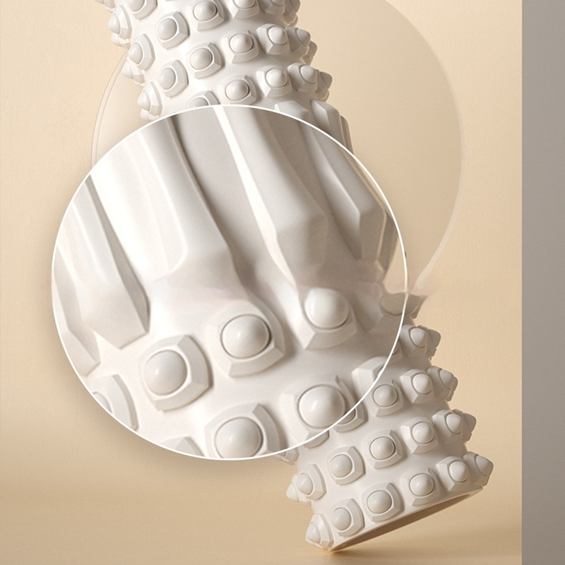 30cm Hollow Core Foam Massage Roller Dual-Sided Muscle Relaxation Portable Home Gym Equipment For Pilates