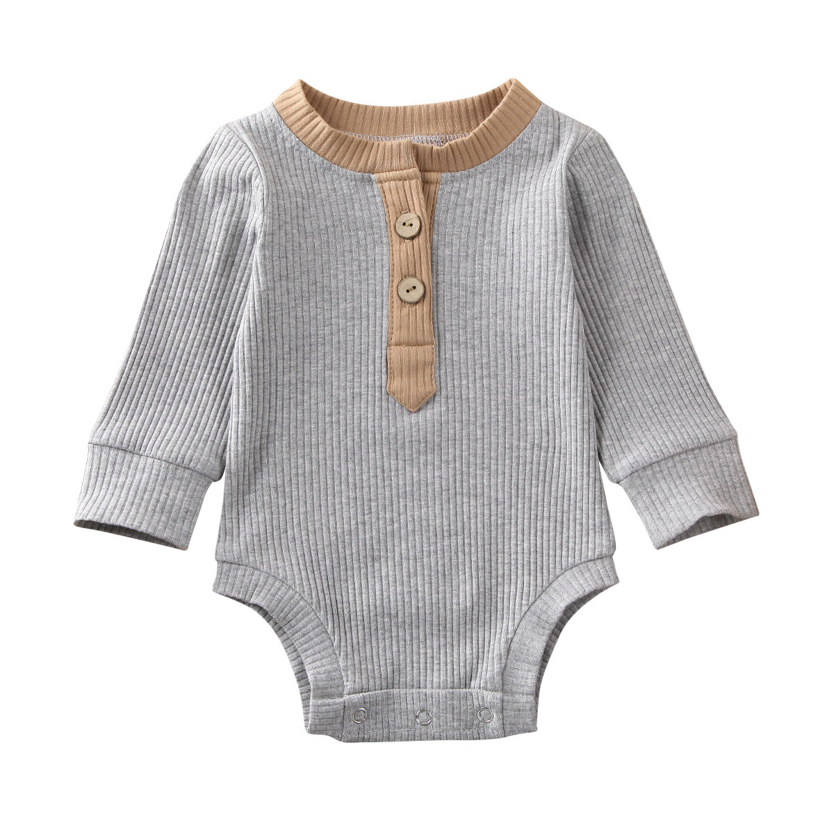 Pasgeboren peuter baby jongen romper lange mouwen patchwork zonnepak outfit kleding playsuit kleding: En / 24m