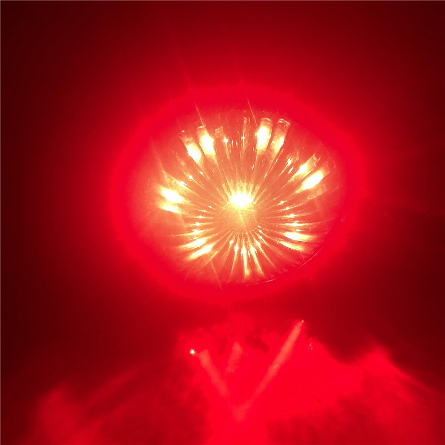 Retro Round LED Universal Motorcycle Brake Stop Light Aluminum Scooter Indicators Lamp For Cafe Racer Triumph Choppers Harley