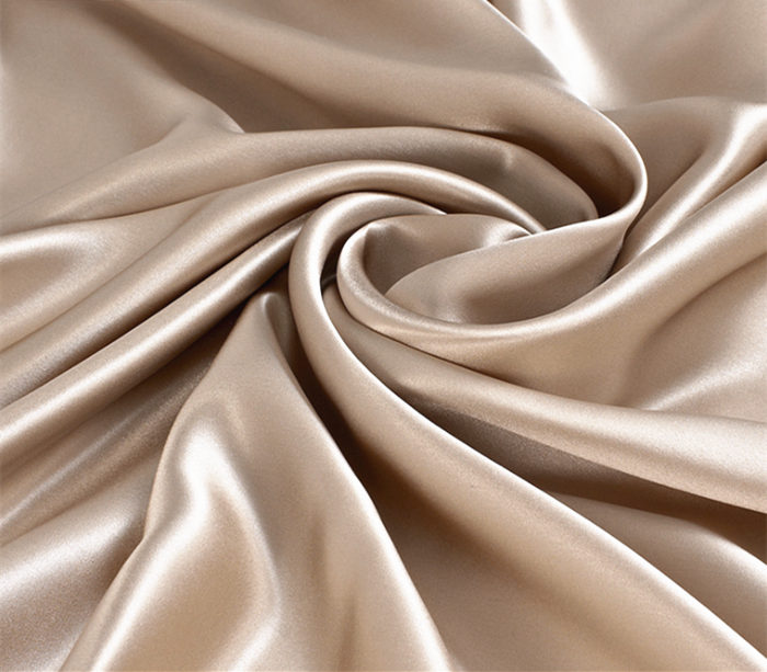 Tissu 100% soie teinté de mûrier, largeur 114cm, 16.5 maman, pour robe de mariage, literie de vêtements DIY,: beige grey