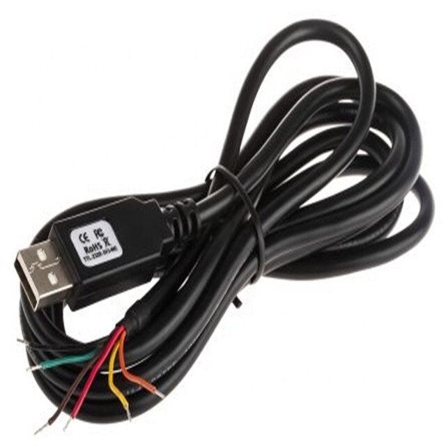 6ft Ftdi Ft232rl Usb to Ttl 5v Cable Ttl -232r-5v WE Cable Wire End