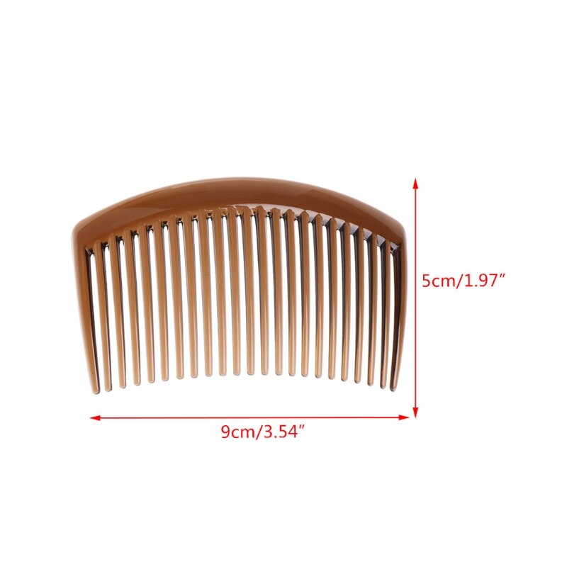 5 Teile/satz Handgemachte Kamm 23 Zahn Kunststoff Headwear Haar Zubehör Frauen DIY Clip