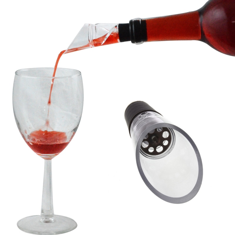 Mini Decanter Plastic Wijn Beluchter Bar Gereedschap Keuken Gebruiker 1 Pc Witte Rode Wijn Quick Beluchten Pourer Tuit