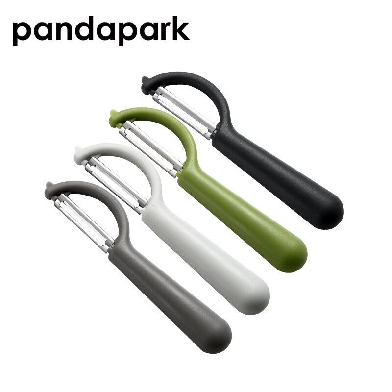 Pandapark roestvrijstalen groente- en aardappelschiller, groentesnijder, fruit- en meloenschaaf, rasp, keukengadgets, zesters, pps 004
