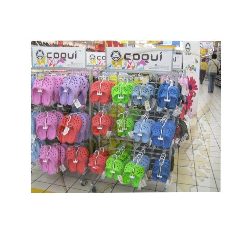50pcs slipper hanger shoes supermarket sandal hook holder people cotton-padded shoe plastic hook hanger