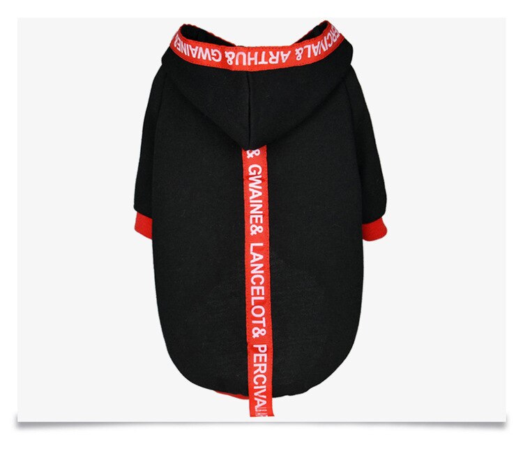 Mode Hond Kat Kleding Warm Huisdieren Honden Kleding Kleine Medium Honden Kostuum Leisure Katten Honden Hoodie Chihuahua Outfit Ropa Perro: Black / M