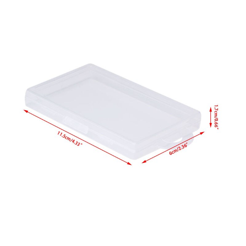 Transparent plastic box Storage Collections Product packaging box dressing case Case G03