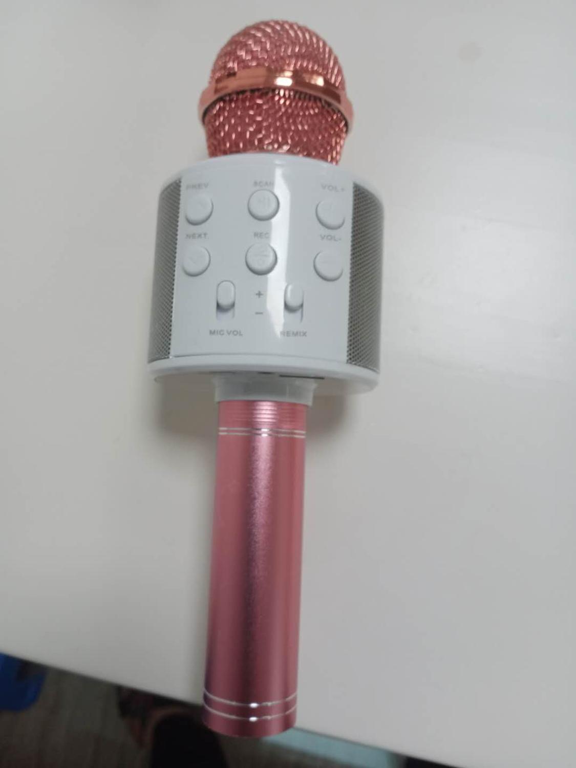 Draadloze Bluetooth Karaoke Microfoon, 3-In-1 Draagbare Handheld Karaoke Mic Speaker Machine Kerst Verjaardag Thuis Party Voor En