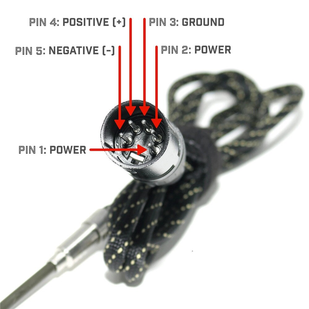 110V/220V Enail Coil Heater 25mm Electronic Dab E-Nail Coils with 5 Pin XLR Male Plug for 25mm Quartz Banger