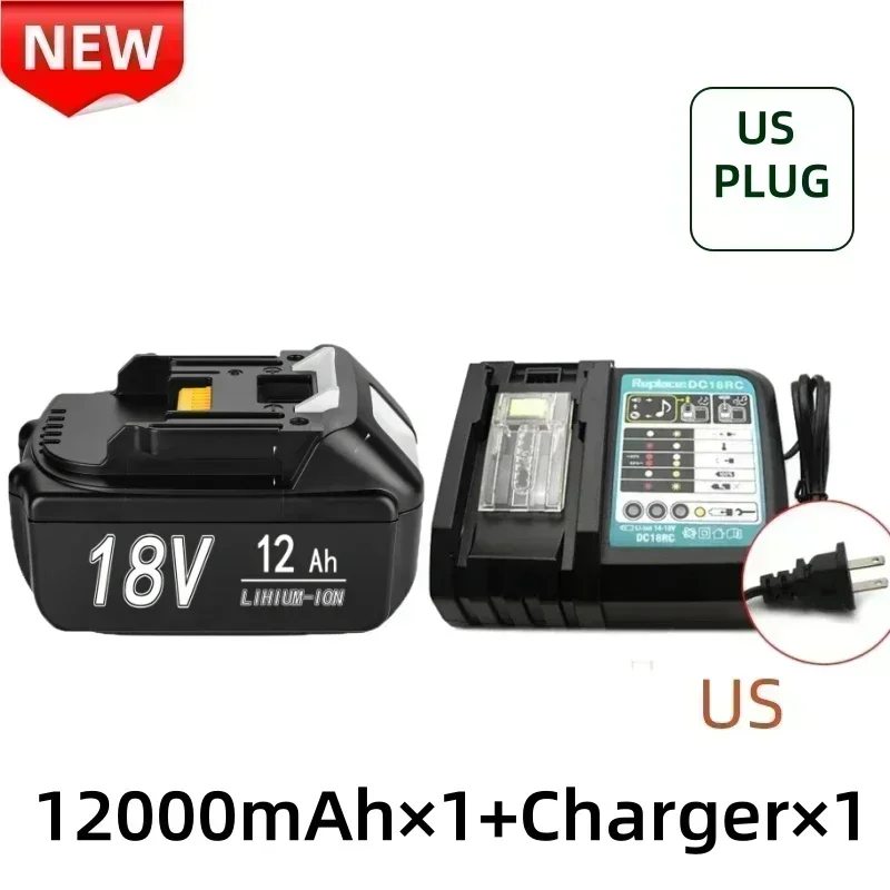 Für Makita 18 V Akku 18650 Lithium-ionen Zelle Geeignet Für Makita Energie Werkzeug BL1860 BL1830 LXT400 BL1850: Burgunderrot