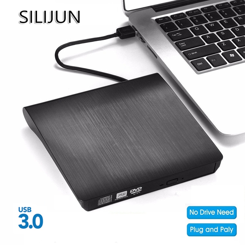 Portable USB 3.0 DVD-ROM CD ROM Optical Drive External SlimDisk Reader Desktop PC Laptop Tablet DVD Player