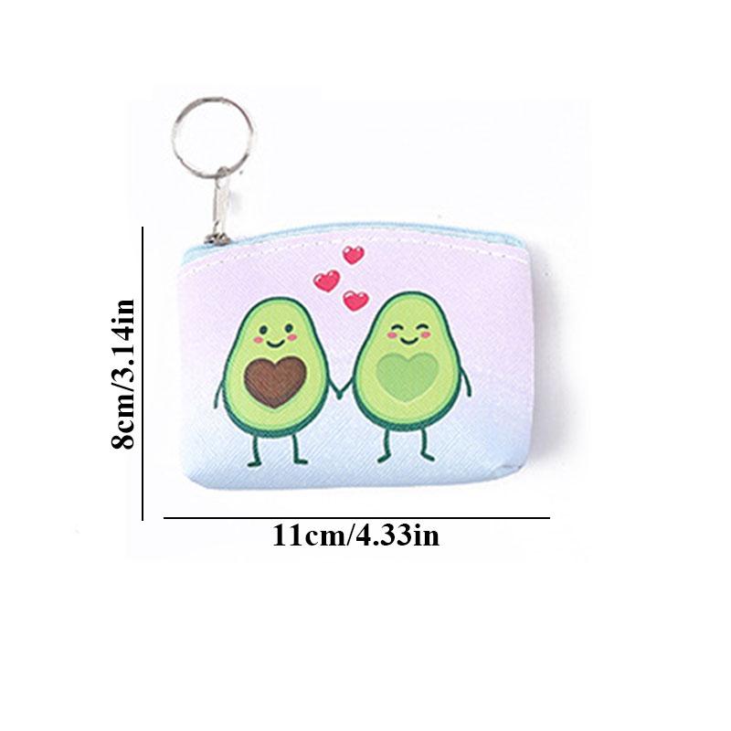 Tecknade djur panda hund katt kvinnor myntväska bankkortsväska mini söt dragkedja djur tjejer myntplånbok usb-kabelväska nyckelhållare