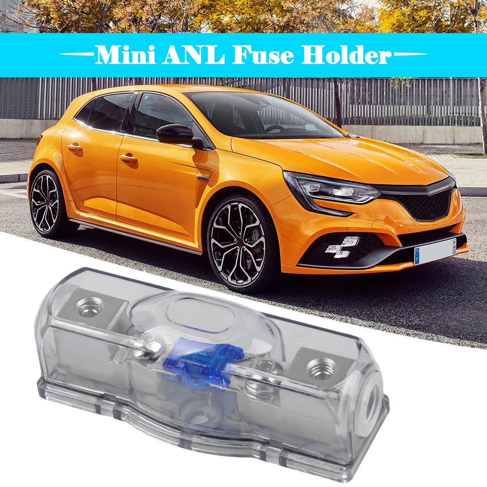 Heschen ANL-zekering, 80 A, voor auto-audiosystemen, goudkleurig & zwart, 2 stuks Heschen ANL-zekering, 80 A, voor auto-audiosystemen, goudkleurig & zwart, 2 stuks