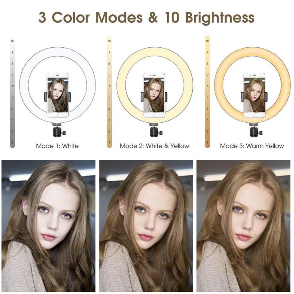 26CM Tragbare LED Dimmbare Ring Licht Universal Selfie Ring Klapp Schönheit Make-Up Füllen Licht Für Video Studio VK Live mit Stand