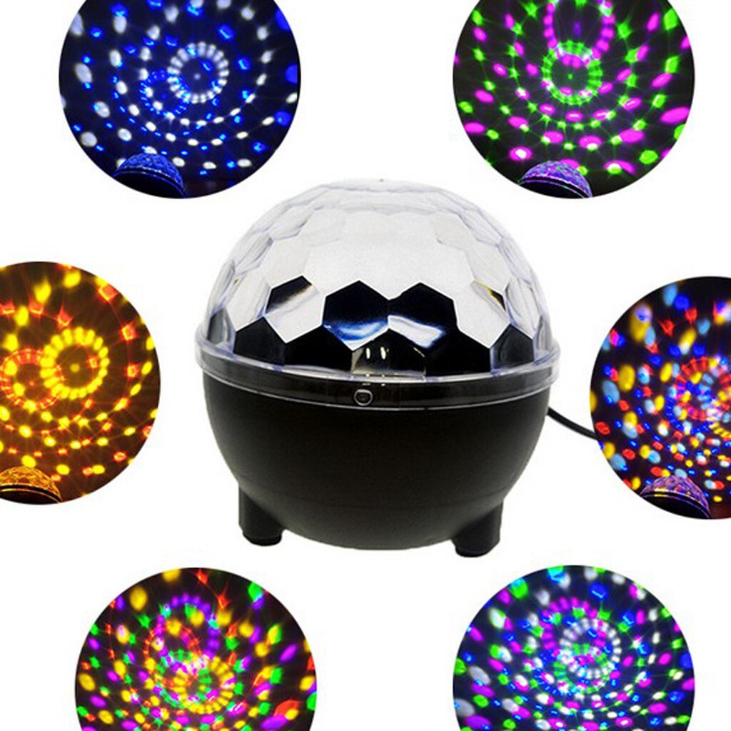 Disco de luces LED estroboscópicas para DJ, lámpara de baile con bombilla activada por sonido, AU