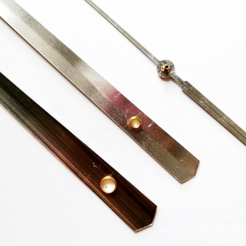 S As Klok Lange Handen 702 # Wit (Gewoon Handen) metalen Aluminium Diy Hands Quartz Klok Accessoire Diy Klok Kits