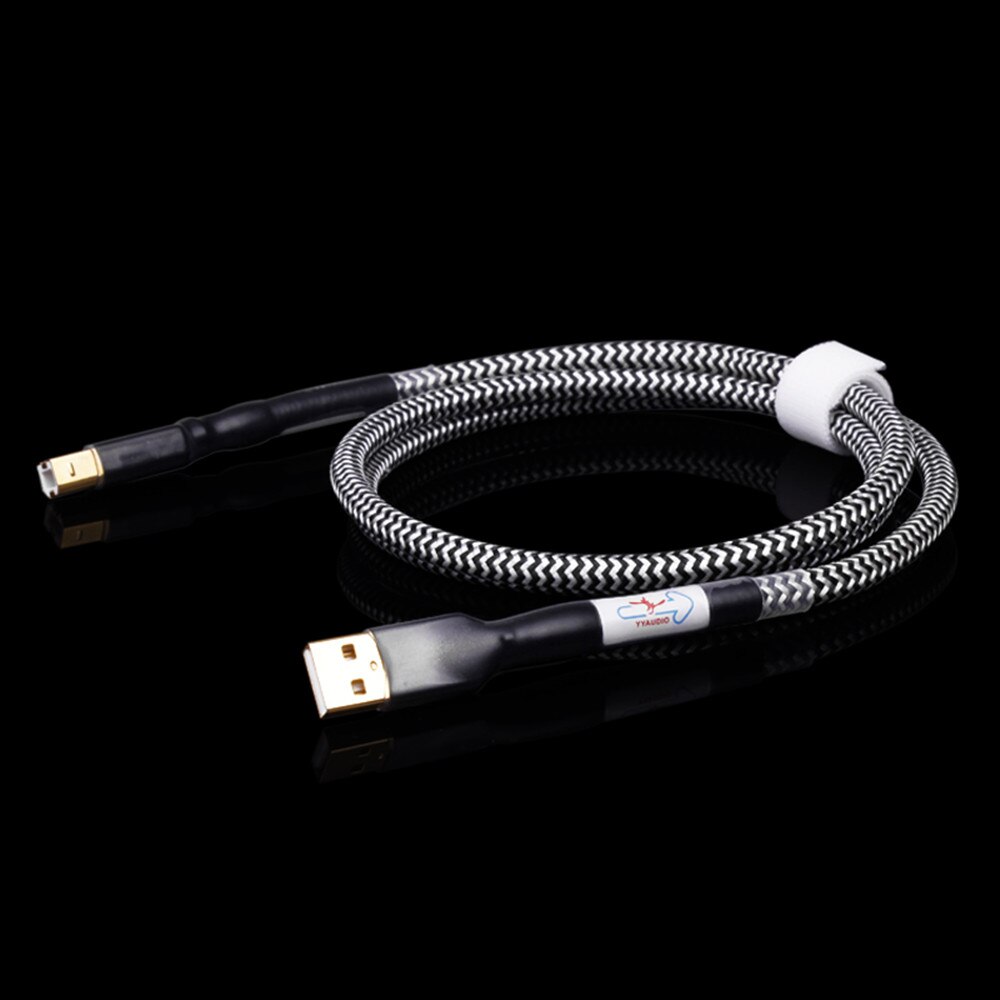 HIFI USB Cable DAC USB AB Decoder Data Cable External Sound Card Dual Shielding Line for Camera Computer Connect with Printer