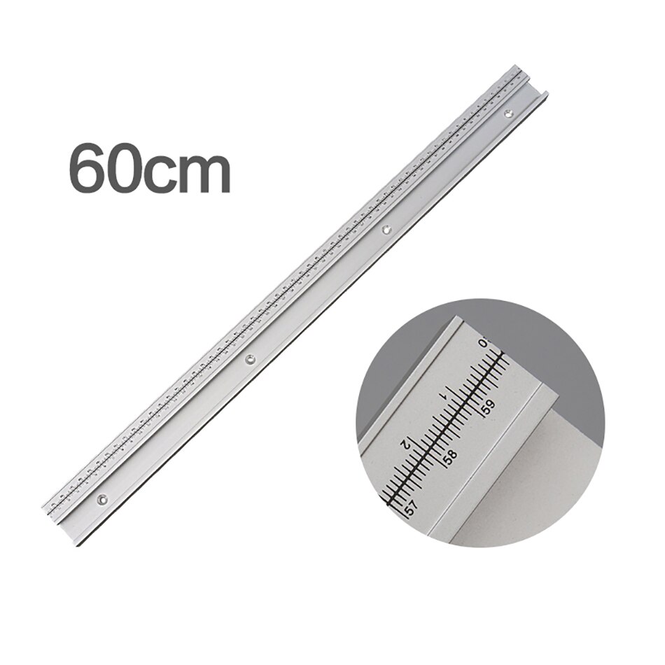 Router Table Saw Miter Track 300/400/500/600/800mm Specification T-shaped With Scale Track Groove Woodworking DIY Workbench: A 600mm
