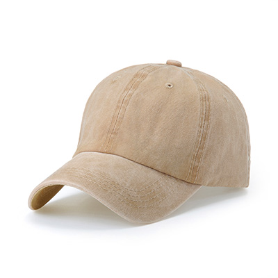 Black Baseball Cap Men Solid Snapback Gorras Cotton Hats Wash Hat Men Women Solid Street Simple Caps snapback hat: Khaki
