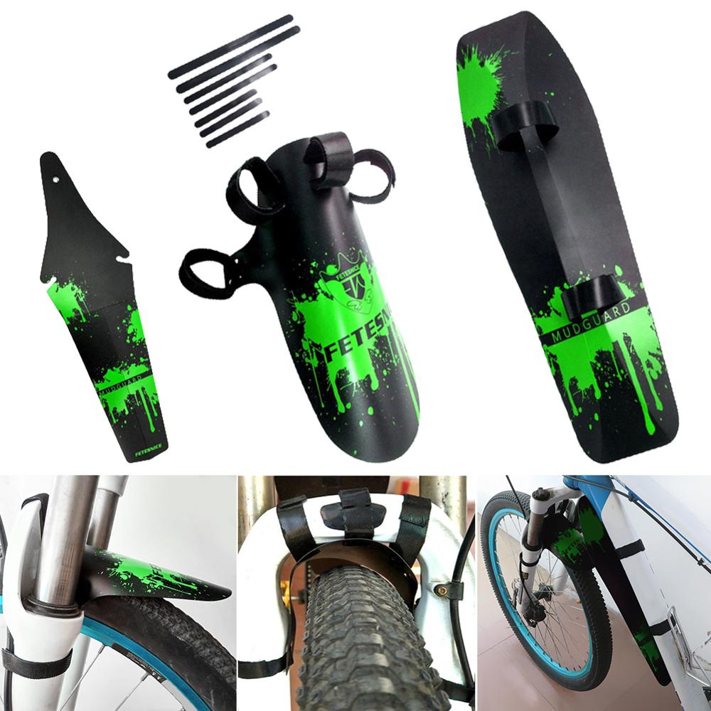 Cykel mudguard mtb mountainbike road cykel foran bagskærm fender og front clip-on cykel down tube fender sæt