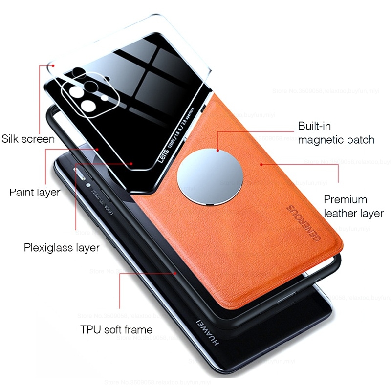 Leder Textur Auto Magnetischer Halfter Telefon Abdeckung Für Realme C21 C21Y RealmeC21 Realmi C 21 Y 21Y Weiche Silikon schützen Coque