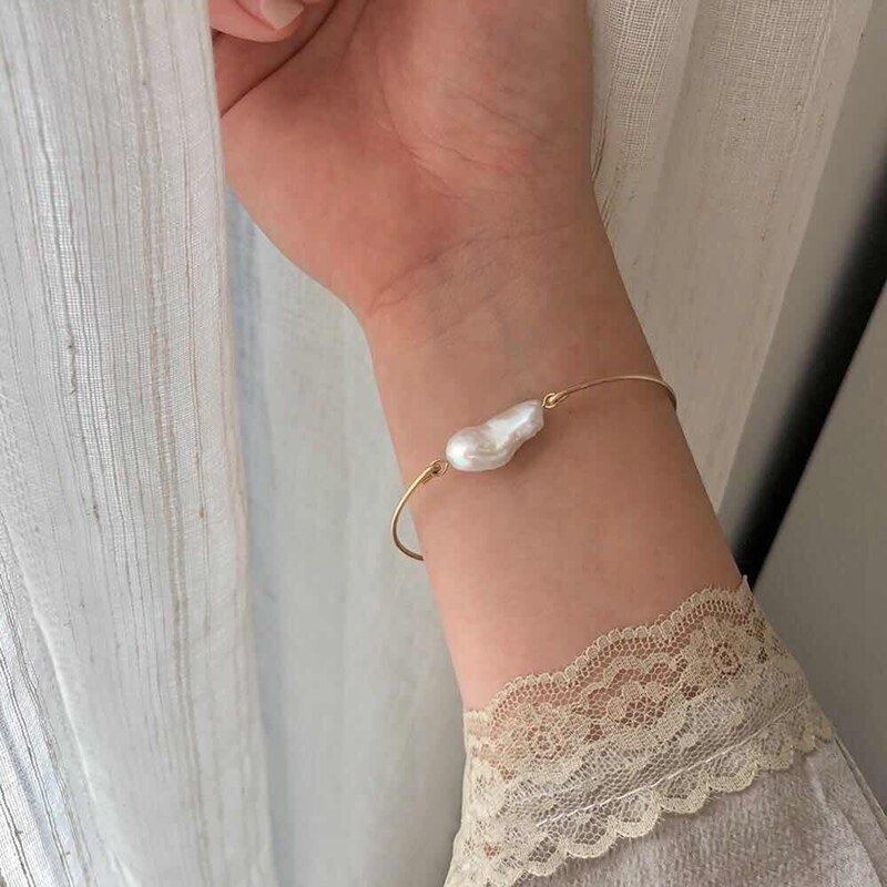 Mengjiqiao japanse handgemaakte zoetwaterparelarmband voor vrouwen, studenten, bedelarmbanden, armbanden, sieraden: Default Title