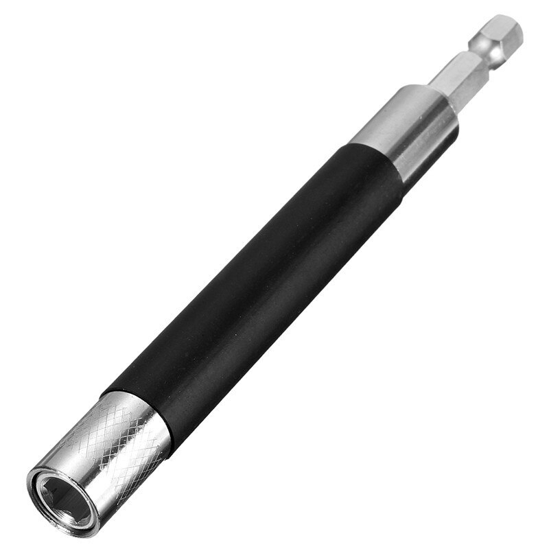 Drillpro 3pcs 1/4" Hex Magnetic Impact Screwdriver Set 60/80/120mm Screw Bit Holder Quick Release Socket Extension Bar Hand Tool