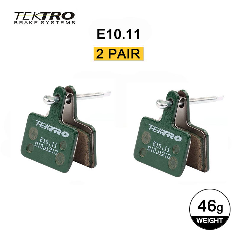 TEKTRO E10.11 Bremsbeläge Scheibenbremsbeläge MTB Bremsbeläge Metall Keramik Scheibenbremsbeläge für Shimano M335 M395 Fahrradzubehör: YELLOW