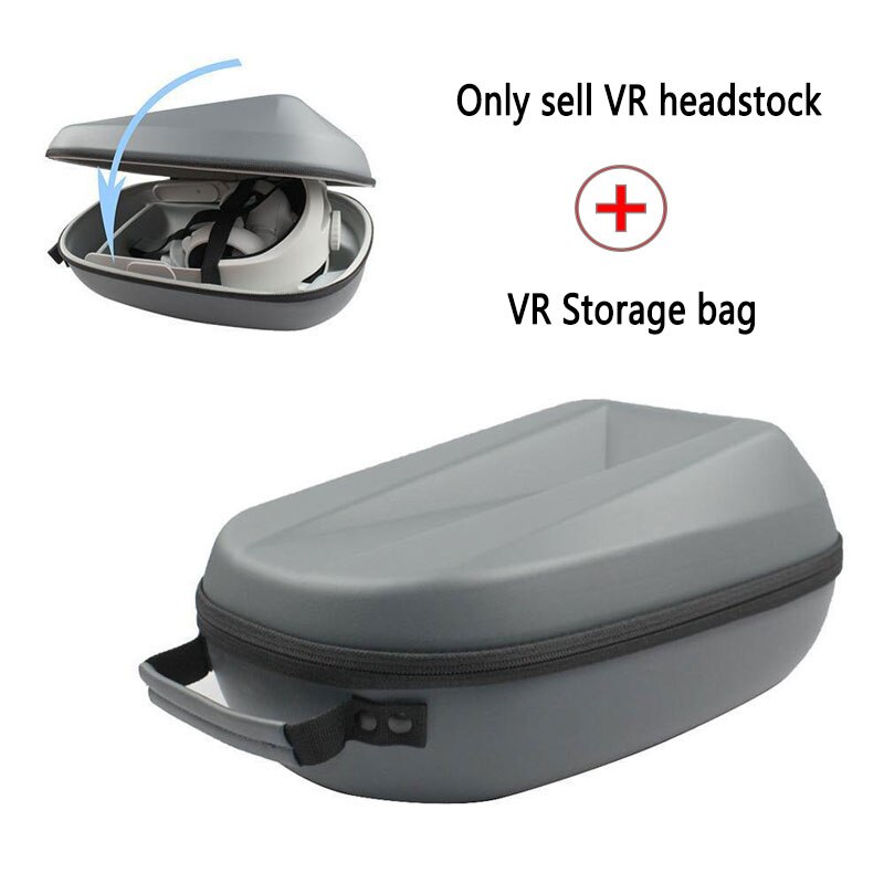 2in1 Voor Oculus Quest 2 Head Strap Opbergdoos Portable Dragen Beschermende Storage Case Met Gaming Headsets Vr Accessoires