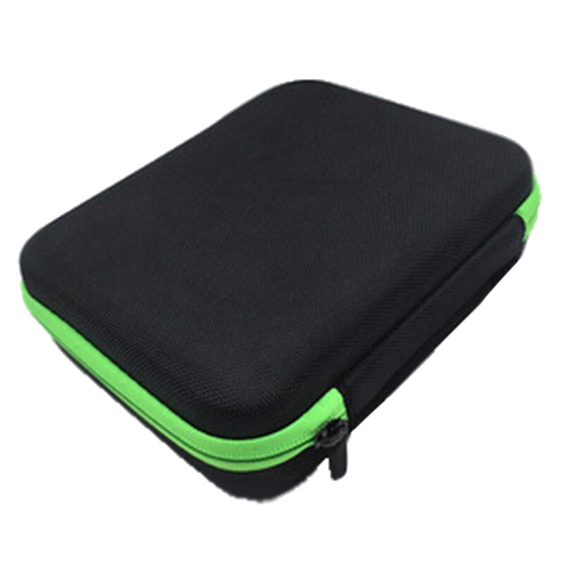 Travel 63 Bottle Essential Oil Carry Case 1-3Ml Holder Storage Aromatherapy Hand Bag: Green
