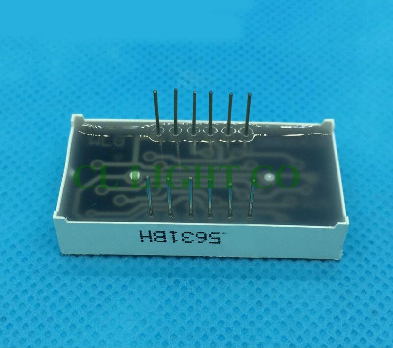 20pcs BLUE 3 digit LED Display Module 0.56 inch DIP digital tube 7 Segment Common Cathode 3 Digital LED Display