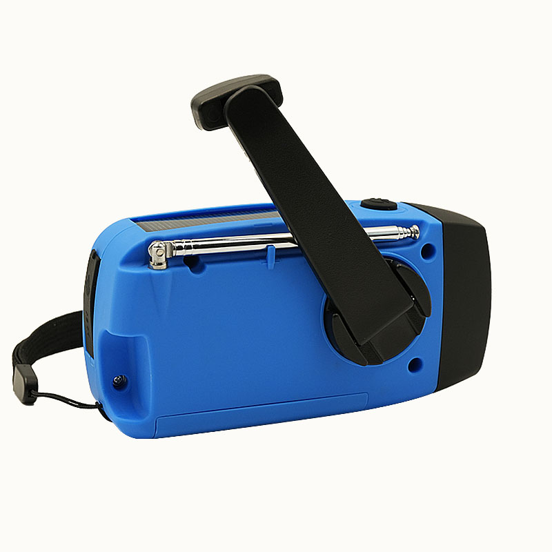 2000mAh rechargeable portable radio Solar Hand Crank emergency radio survival Weather Radio fm USB Charging battery operated
