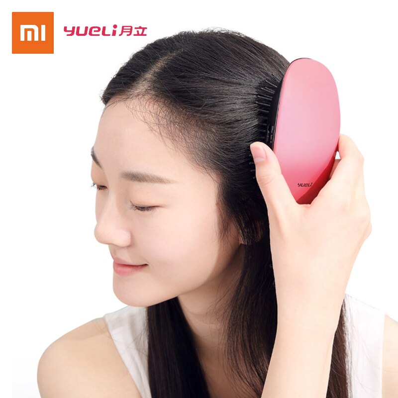 Xiaomi Yueli Draagbare Anion Massage Kam Negatieve Ionen Elektrostatische Vibratie Massage Beauty Kapsalon Borstel