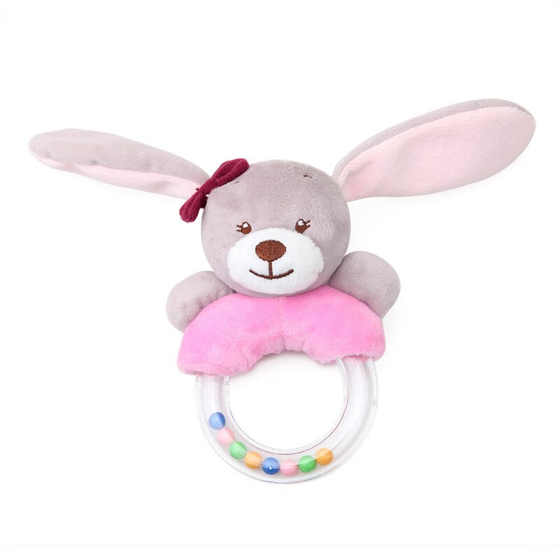 Montessori Rammelaars Dier Bed Bel Mobiles Peuter Speelgoed Crib Speelgoed Voor Kids Zachte Muzikale Educatief Pasgeboren Baby Rammelaars: SWJ002-LongRabbit