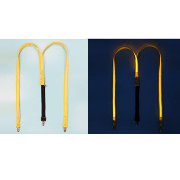 Tirantes luminosos Led para hombre, pajarita, barra de música perfecta, iluminación Led, accesorios para actuaciones y fiestas de disfraces: yellow