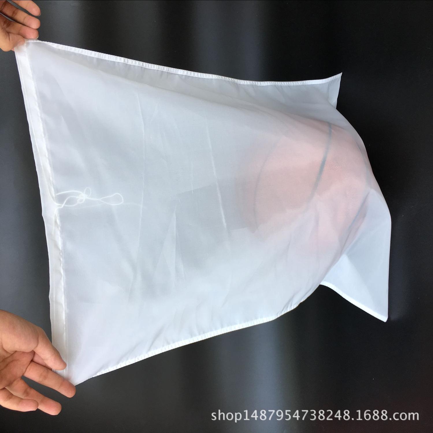 3 poser nøttemelkpose kommersiell gjenbrukbar mandelmelkpose sil finmasket nylon osteduk kaldbrygg kaffefilter 300 mesh