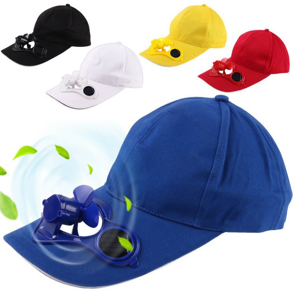 Sunscreen Powered Fan Hat Summer Outdoor Sports Hat Sun Protection Cap With Solar Fan Bicycle Climbing Baseball Cap