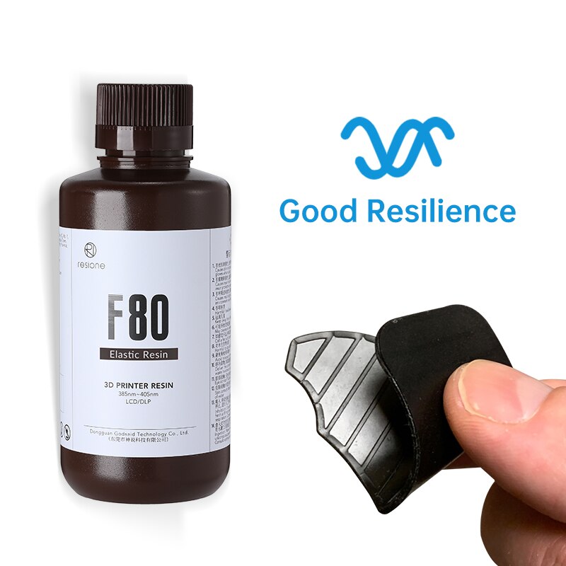 Resione 500g abs kuten kova, joustava hammaslääketieteen läpinäkyvä uv-hartsi 3d elegoo anycubic resiinille 3d fotonihartsi
