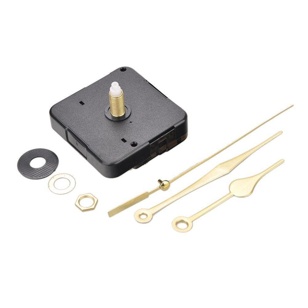 DIY Clock Mechanism Classic Hanging Black Quartz Watch Wall Mechanism Movement Repair Replacement Tools Essential Clock Par S2J6