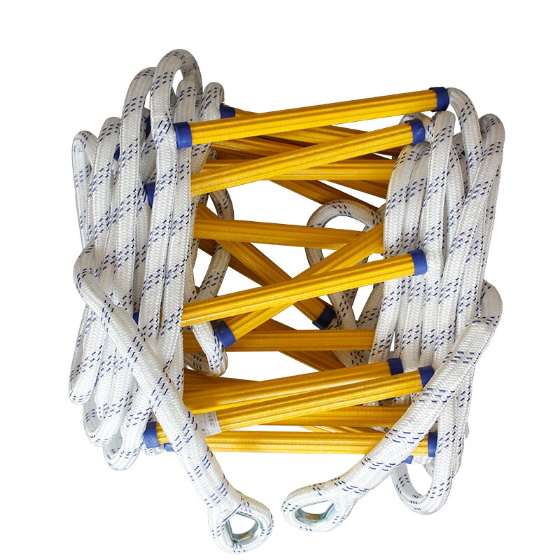 5M improved escape ladder wear-resistant reinforced non-slip soft fire inspection ladder rope ladder