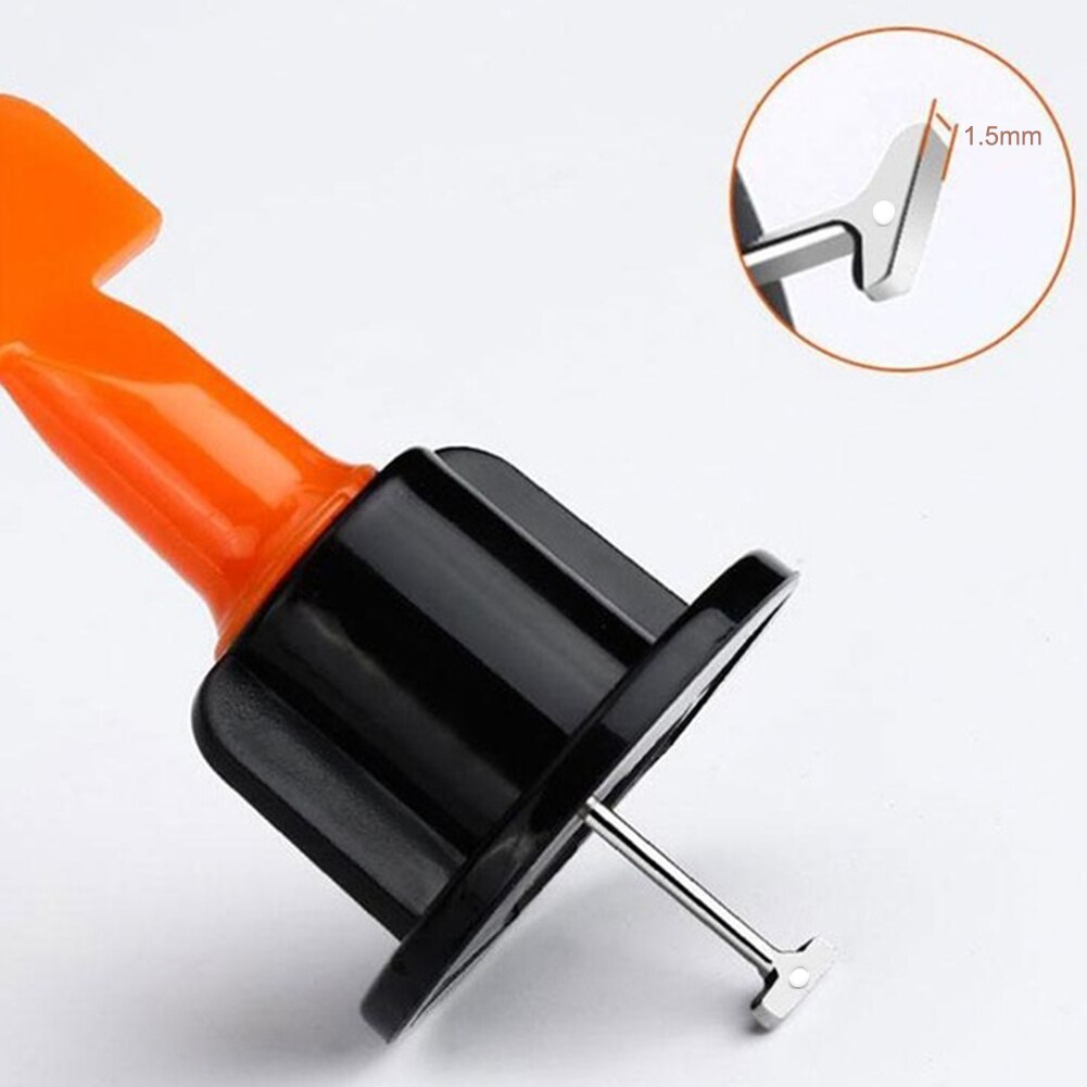 100Pcs Ceramic Tile Leveler Wedges Tile Spacers Clip Positioner Level Locator for Flooring Wall Tile Leveling Device