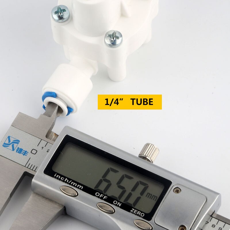 RO Water Purifier Parts High Pressure Valve Switch 1/4 "OD Hose Quick Connection Reverse Osmosis System CNKB-HPS-2 Accessories