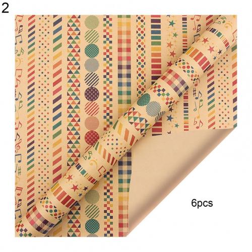 Gran papel de envolver caramelos reutilizable Kraft papel de embalaje de papel de una cara papel de envolver caramelos s para Bar de papel de embalaje: 2