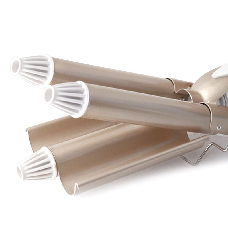Triple Barrel Hair Curler Big Wave Beach Curler Ceramic Curling Iron 3 Barrels Curling Tongs Hair Crimper
