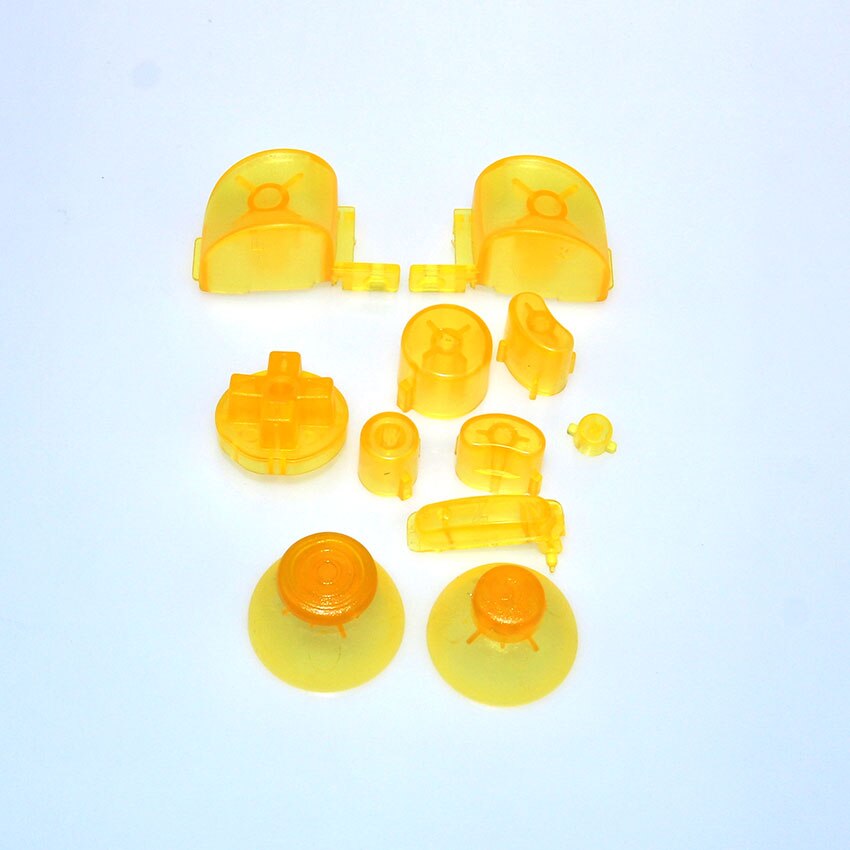 Cltgxdd Für Gamecube Controller Mod Bunte Komplette taste set mit für N GC taste set: Clear Yellow