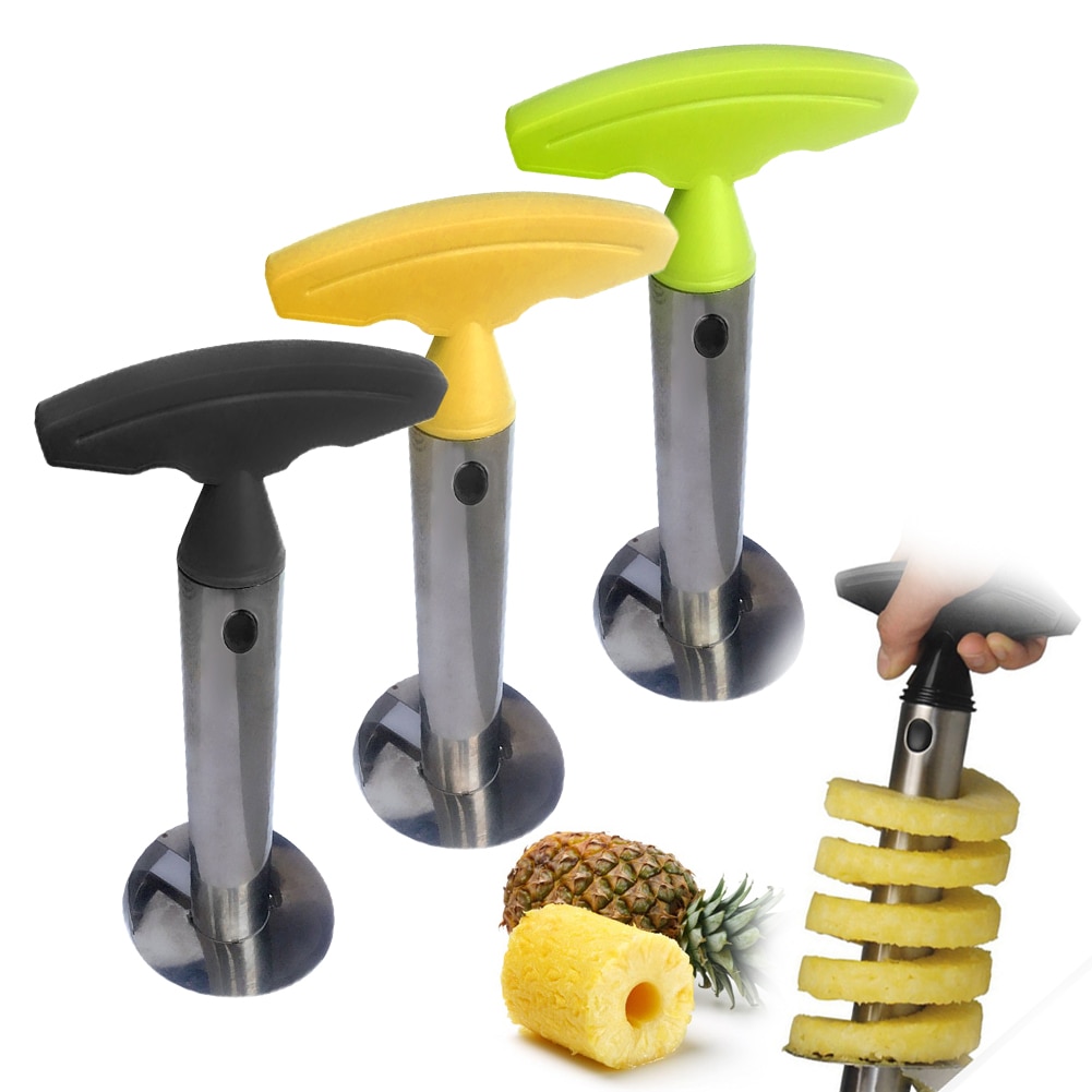 Easy Grip Non Toxic Handheld Kitchen Tools Stainless Steel Fruits DIY Modern Multifunctional Home Pineapple Peeler