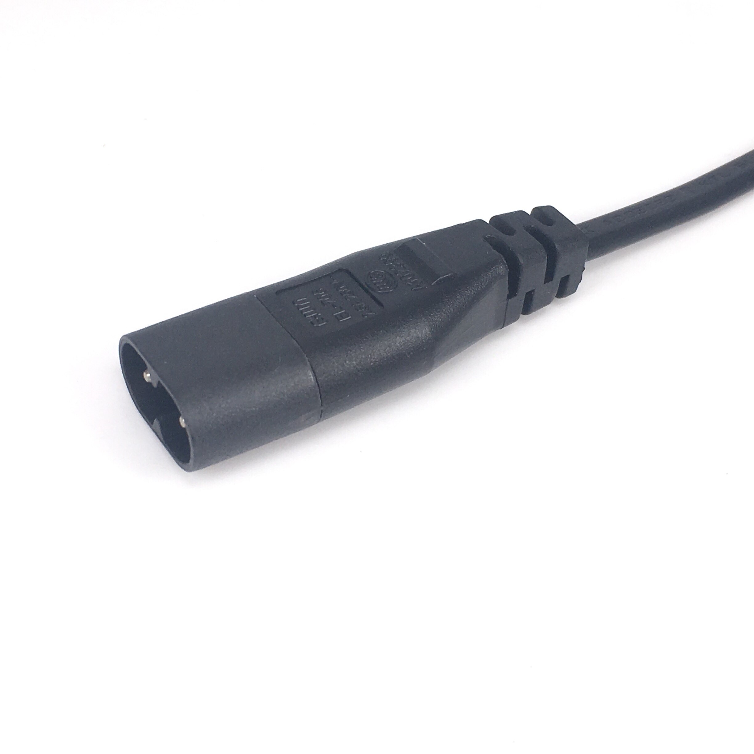 Câble adaptateur d'alimentation IEC 320 2 broches C7 femelle à C8 mâle Figure 8 30CM 1.8m 6 pieds 3M 5M IEC 320 2 broches C7 femelle à C8 Mal